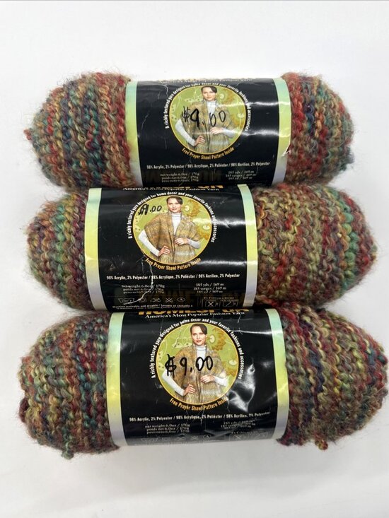 lion brand Other - Lion Brand Homespun Yarn Fiesta Lot of 3 Same Color 6 oz 185 yds Each Skein NEW